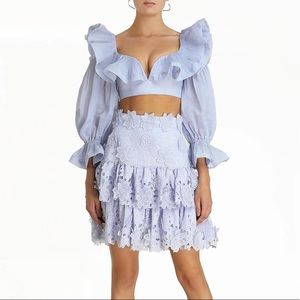 Zimmermann Lovestruck Skirt $950 sold out Size 0